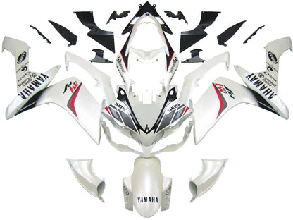 Carene 2007-2008 Yamaha YZF-R1 Bianco Carbon Look R1 Generico