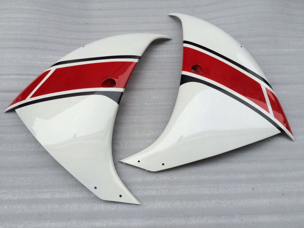 Carene 2009-2011 Yamaha YZF-R1 Bianco Rosso Nero Racing Generico