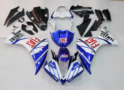 Carene Plastiche 2012-2014 Yamaha YZF R1 Blu Bianco FIAT Generico