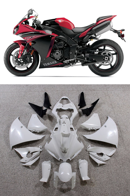 Carene Plastiche 2012-2014 Yamaha YZF R1 Rosso Nero R1 Racing Generico