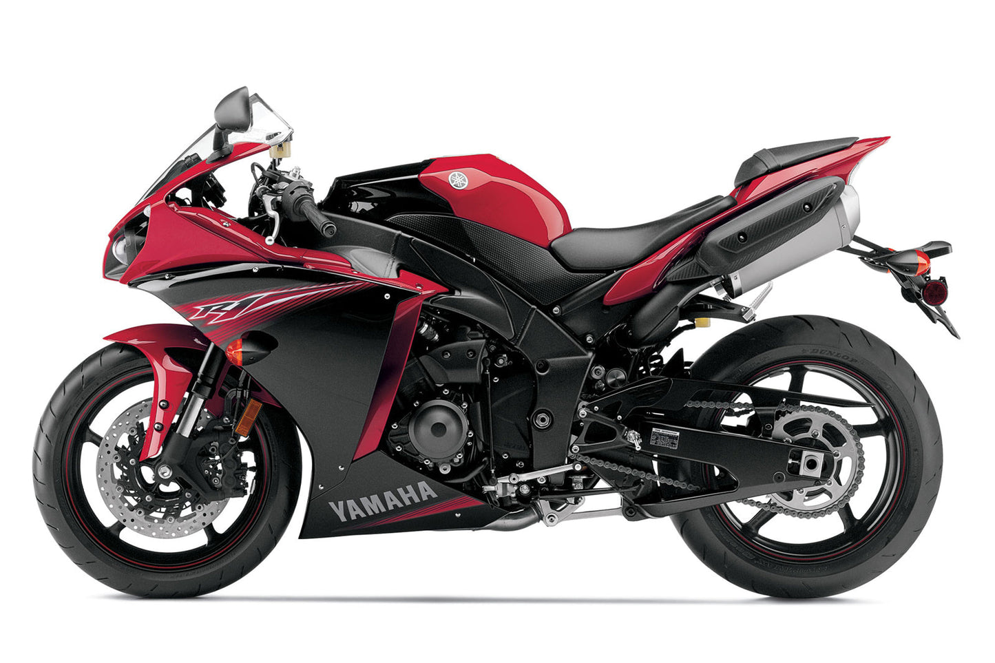 Carene Plastiche 2012-2014 Yamaha YZF R1 Rosso Nero R1 Racing Generico
