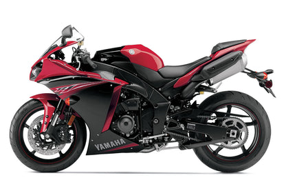 Carene Plastiche 2012-2014 Yamaha YZF R1 Rosso Nero R1 Racing Generico