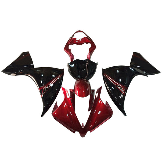 Carene Plastiche 2012-2014 Yamaha YZF R1 Rosso Nero R1 Racing Generico