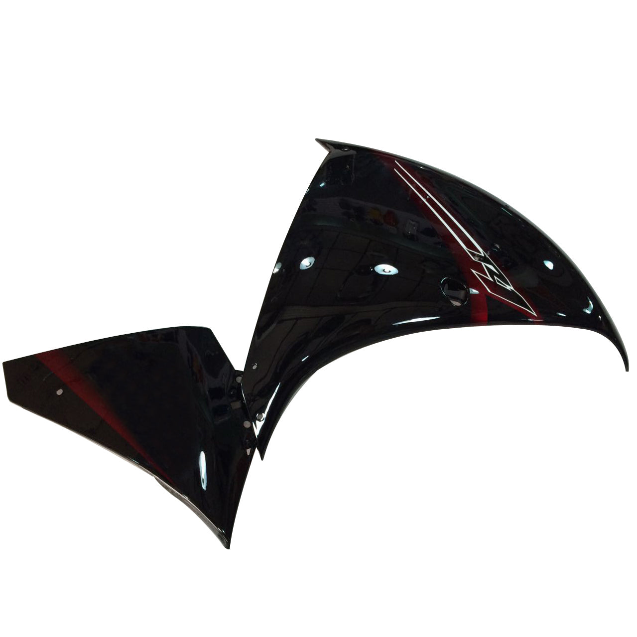 Carene Plastiche 2012-2014 Yamaha YZF R1 Rosso Nero R1 Racing Generico