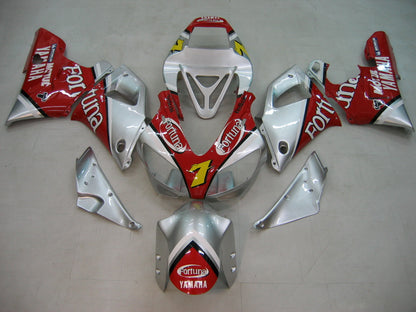 Carene 1998-1999 Yamaha YZF-R1 Rosso Argento No.7 Fortuna Generico