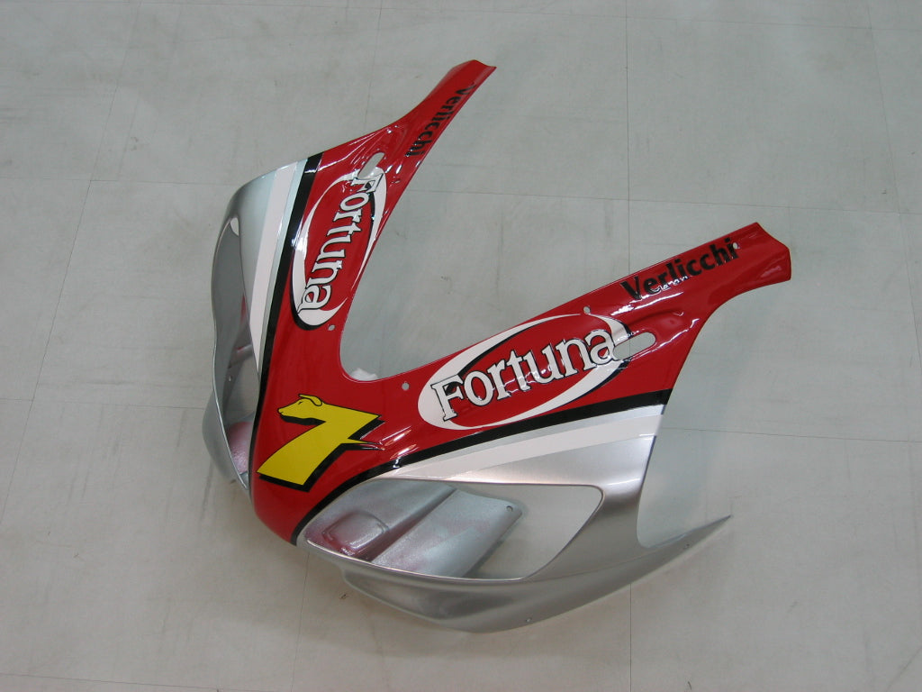 Carene 1998-1999 Yamaha YZF-R1 Rosso Argento No.7 Fortuna Generico