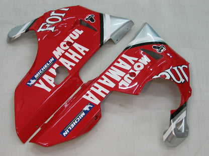 Carene 1998-1999 Yamaha YZF-R1 Rosso Argento No.7 Fortuna Generico