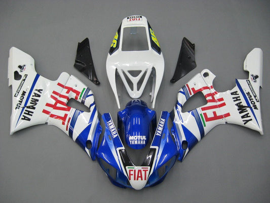 Carene 1998-1999 Yamaha YZF-R1 Blu Bianco No.46 FIAT Generico