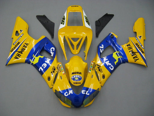 Carene 1998-1999 Yamaha YZF-R1 Giallo Blu No.46 Camel Generico