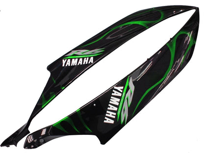 Carene 2006-2007 Yamaha YZF-R6 Black &amp; Green Flame R6 Generico