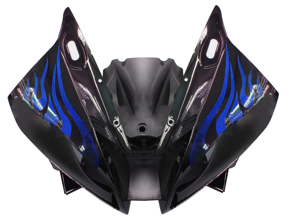 Carene 2006-2007 Yamaha YZF-R6 Black &amp; Blue Flame R6 Generico