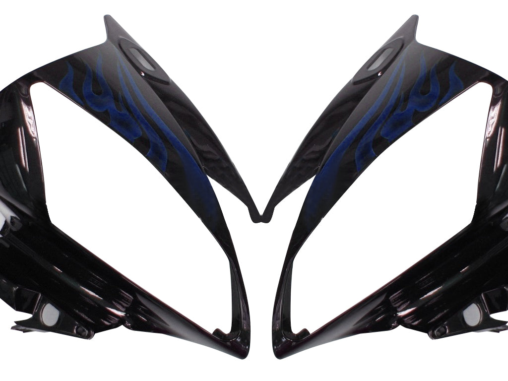 Carene 2006-2007 Yamaha YZF-R6 Black &amp; Blue Flame R6 Generico