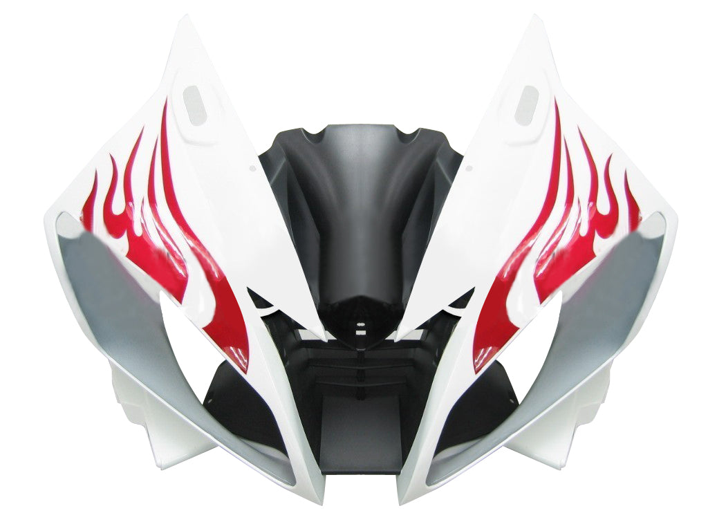 Carene 2006-2007 Yamaha YZF-R6 White &amp; Red Flame R6 Generico