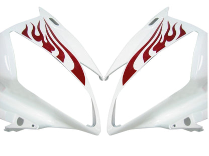 Carene 2006-2007 Yamaha YZF-R6 White &amp; Red Flame R6 Generico