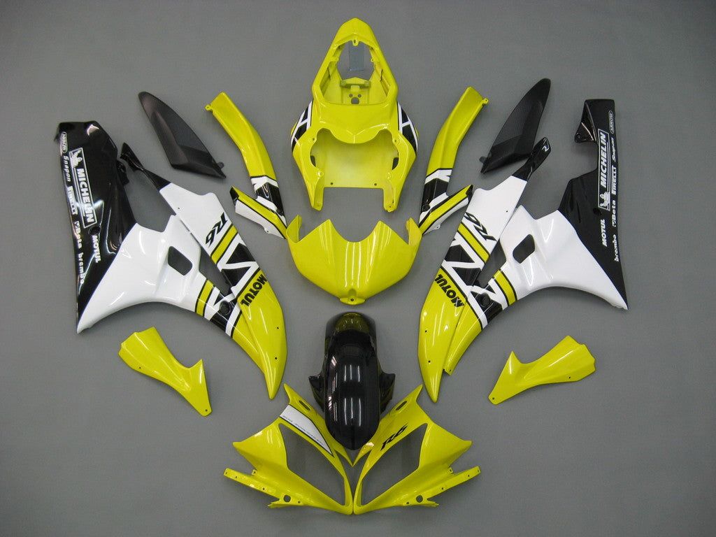 Generic Fit For Yamaha YZF 600 R6 (2006-2007) Bodywork Fairing ABS Injection Molded Plastics Set 22 Style