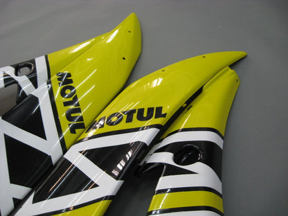 Amotopart Cladding Yamaha YZF-R6 2006-2007 Giardino bianco giallo