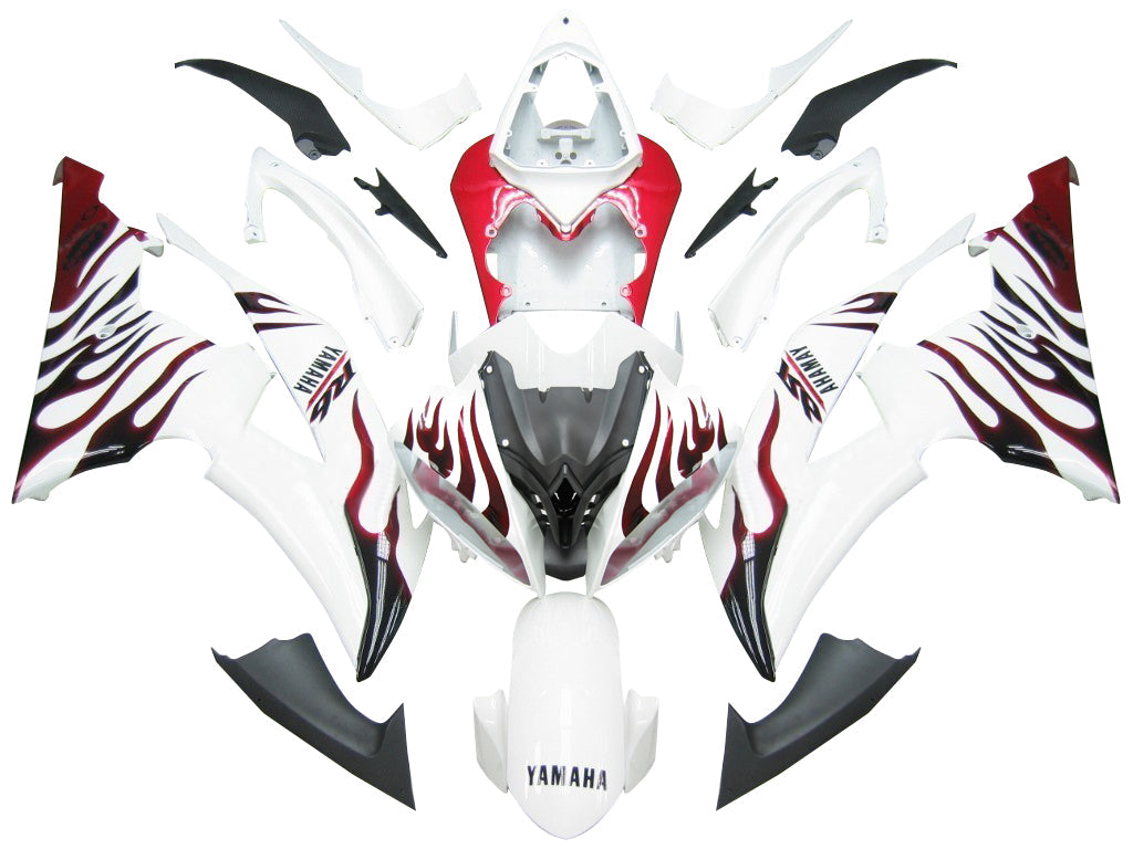 Generic Fit For Yamaha YZF 600 R6 (2008-2016) Bodywork Fairing ABS Injection Molded Plastics Set 5 Style