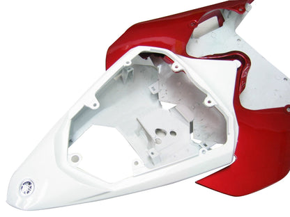 Carene 2008-2016 Yamaha YZF-R6 White &amp; Red Flame R6 Generico