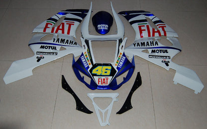 Carenature 1998-2002 Yamaha YZF-R6 Bianco &amp; Blu No.46 FIAT R6 Generico