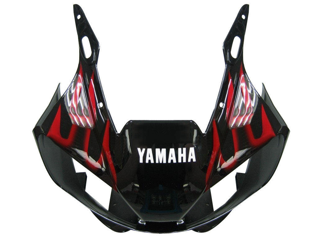 Carenaturer 1998-2002 Yamaha YZF-R6 Black &amp; Red Flame R6 Generico