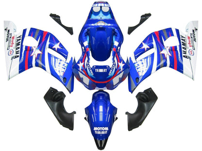 Carene 1998-2002 Yamaha YZF-R6 Blue White Star FIAT R6 Generico