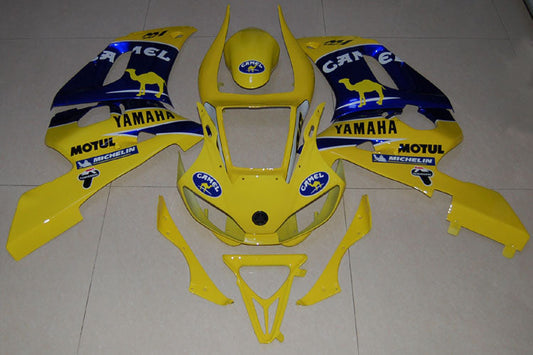 Carene 1998-2002 Yamaha YZF-R6 Yellow Blue Camel R6 Generico