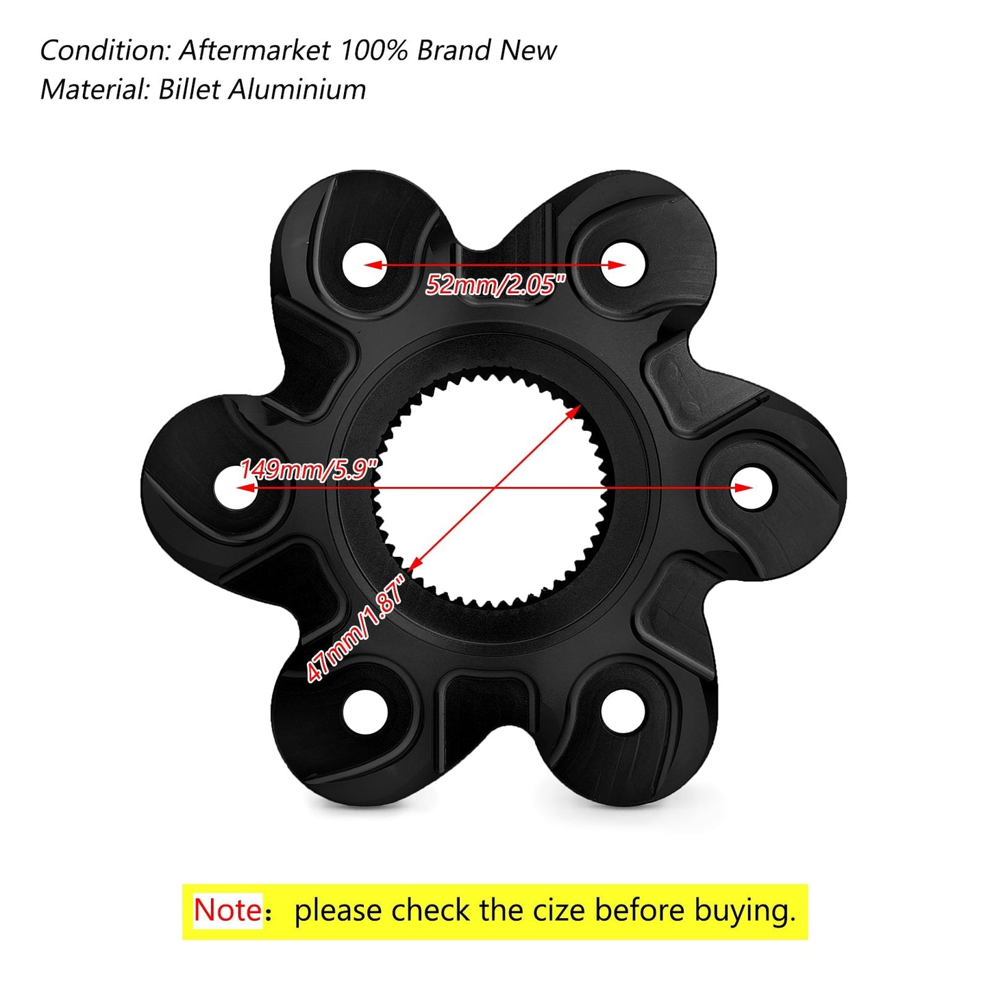 Coperchio flangia pignone posteriore per Ducati Superbike 1098 1198 1199 1299 Monster 1200 generico