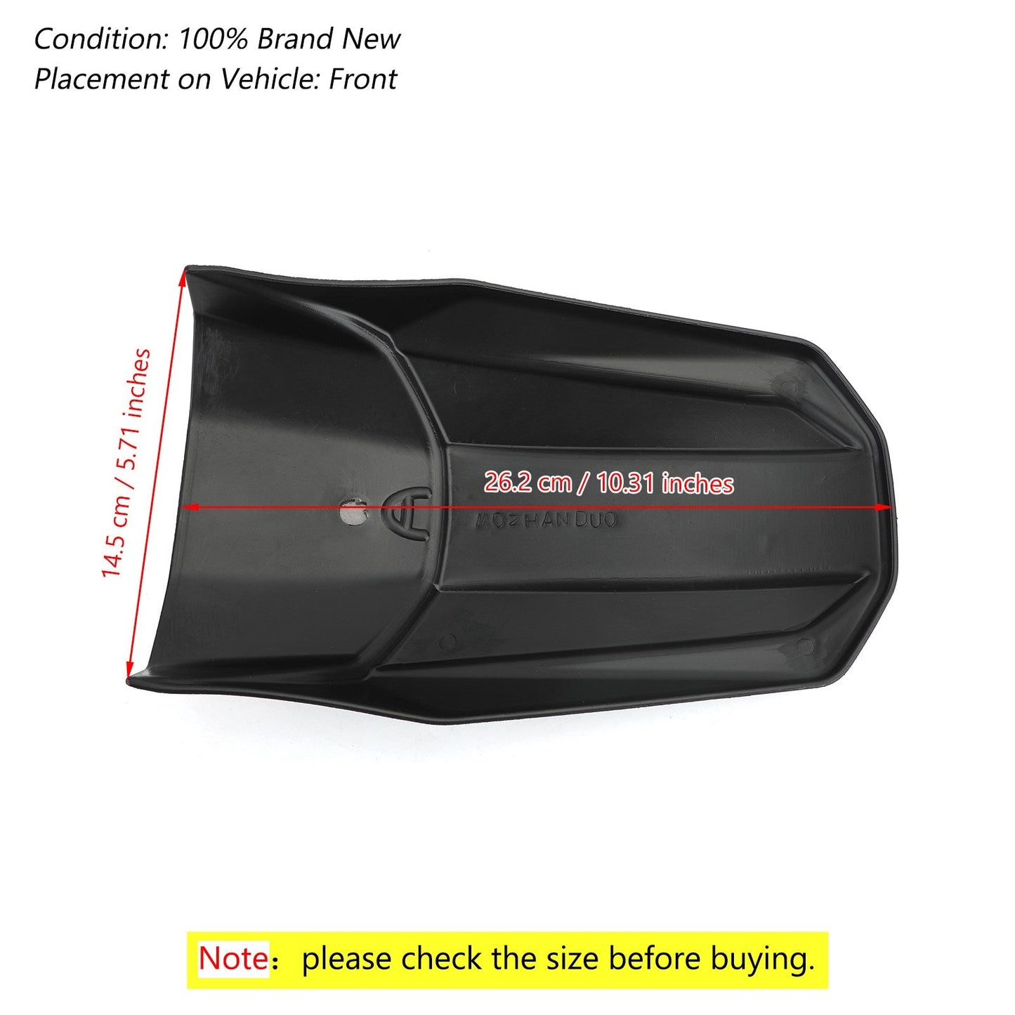 Parafango parafango anteriore moto per Honda CB500X 2019-2021 generico