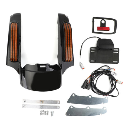 Luce LED parafango posteriore adatta per Touring Road King FLHR Street Glide FLHX Generico