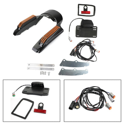Luce LED parafango posteriore adatta per Touring Road King FLHR Street Glide FLHX Generico