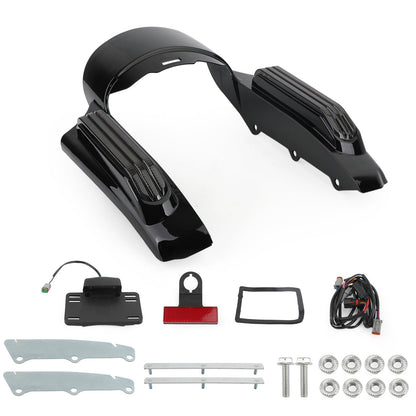 Luce LED parafango posteriore adatta per Touring Road King FLHR Street Glide FLHX Generico