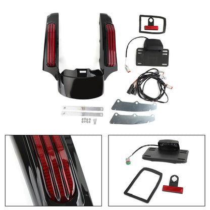 Luce LED parafango posteriore adatta per Touring Road King FLHR Street Glide FLHX Generico