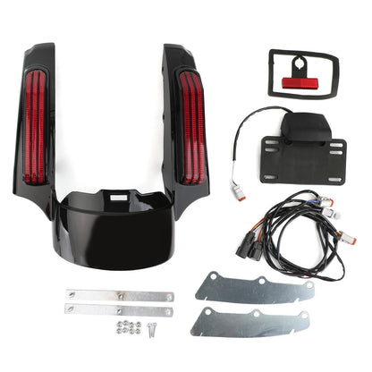 Luce LED parafango posteriore adatta per Touring Road King FLHR Street Glide FLHX Generico