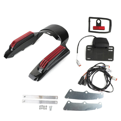 Luce LED parafango posteriore adatta per Touring Road King FLHR Street Glide FLHX Generico