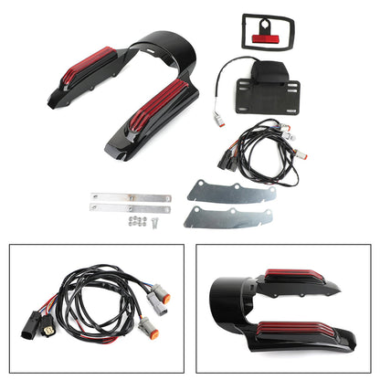 Luce LED parafango posteriore adatta per Touring Road King FLHR Street Glide FLHX Generico