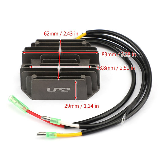 3BJ-76060-0 Raddrizzatore regolatore di tensione adatto per fuoribordo Mercury Mercruiser F 10hp 15hp 20hp 4-sroke Generico