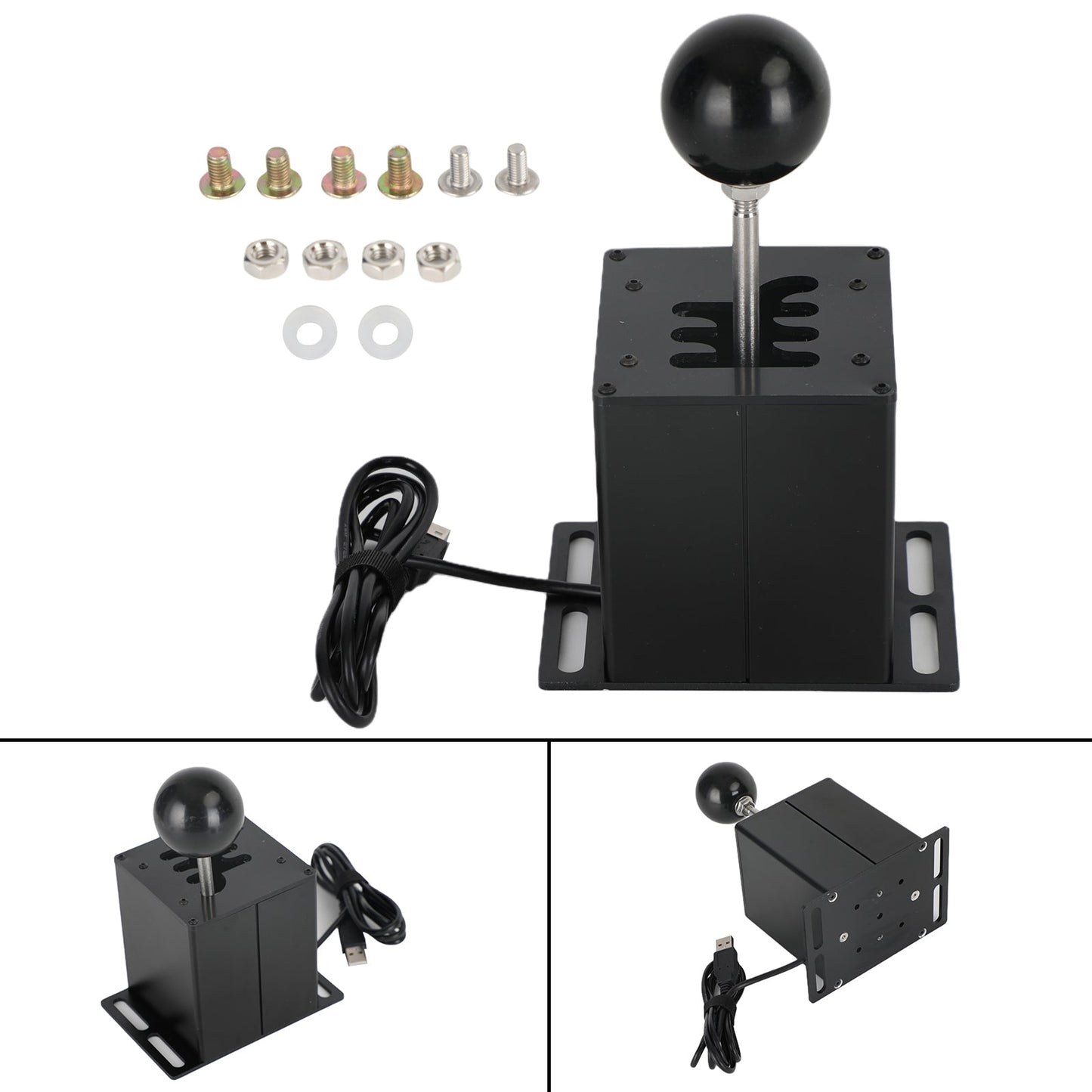 Freno a mano USB con morsetto e cambio ad H per volante Logitech G29 Sim Racing