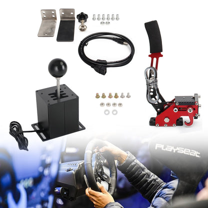 Freno a mano USB con morsetto e cambio ad H per volante Logitech G29 Sim Racing