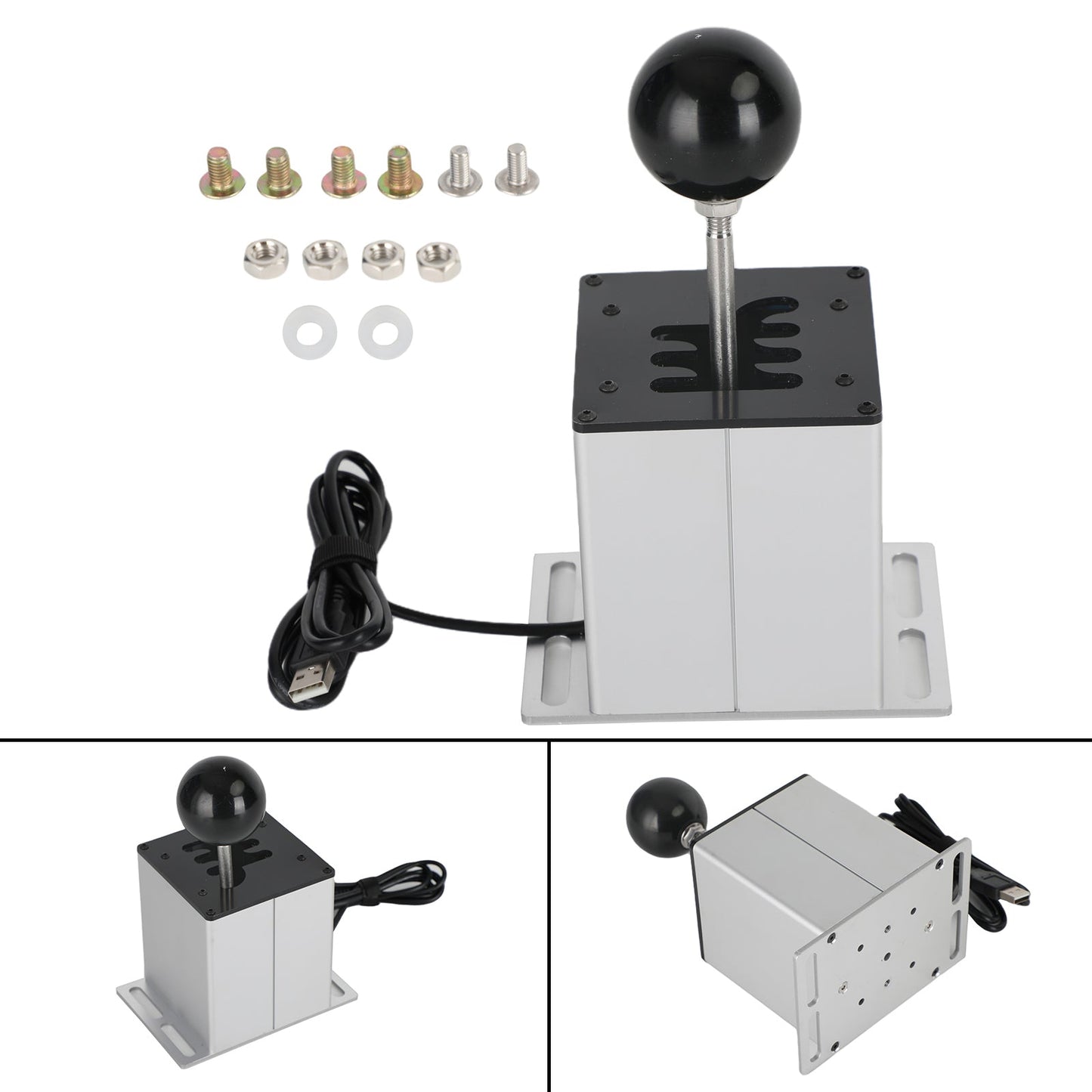 Freno a mano USB con morsetto e cambio ad H per volante Logitech G29 Sim Racing