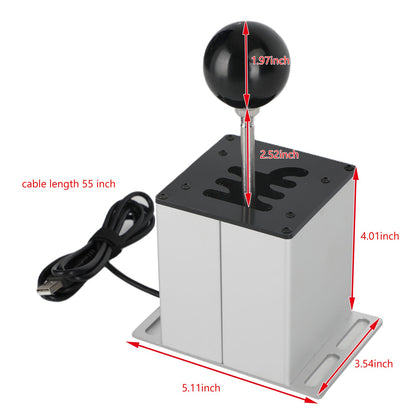 Freno a mano USB con morsetto e cambio ad H per volante Logitech G29 Sim Racing