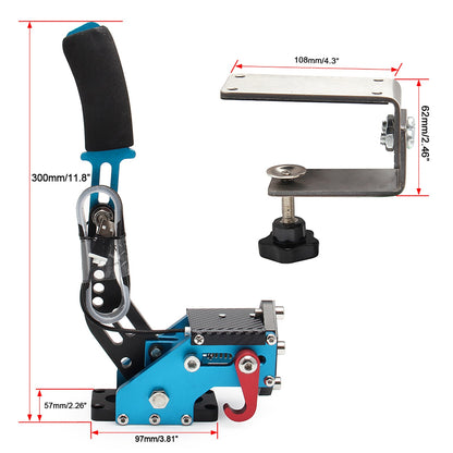 Freno a mano USB con morsetto e cambio ad H per volante Logitech G29 Sim Racing