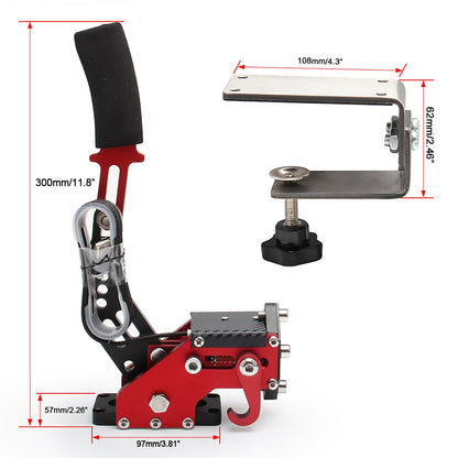 Freno a mano USB con morsetto e cambio ad H per volante Logitech G29 Sim Racing