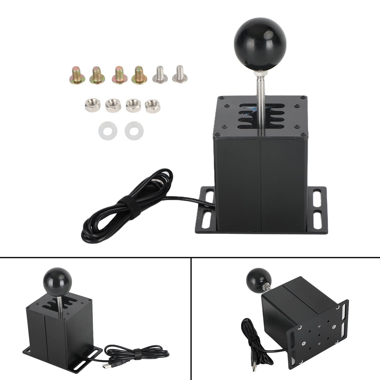 Freno a mano USB con morsetto e cambio ad H per volante Logitech G29 Sim Racing