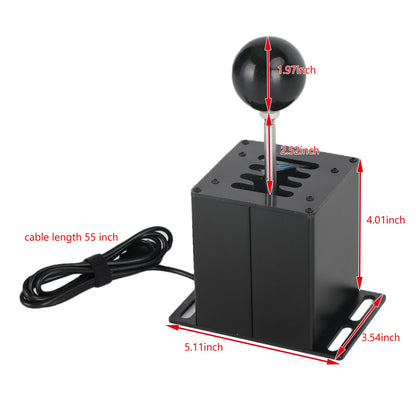 Freno a mano USB con morsetto e cambio ad H per volante Logitech G29 Sim Racing