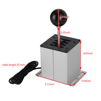 Freno a mano USB con morsetto e cambio ad H per volante Logitech G29 Sim Racing