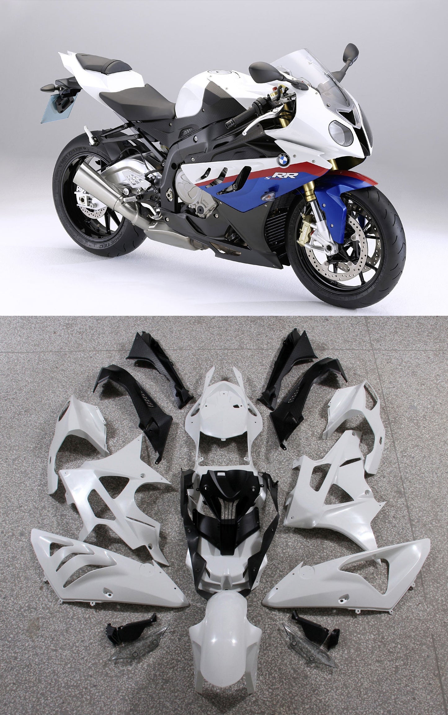 Generic Fit For BMW S1000RR 2009-2014 Bodywork Fairing ABS Injection Molding 13 Style