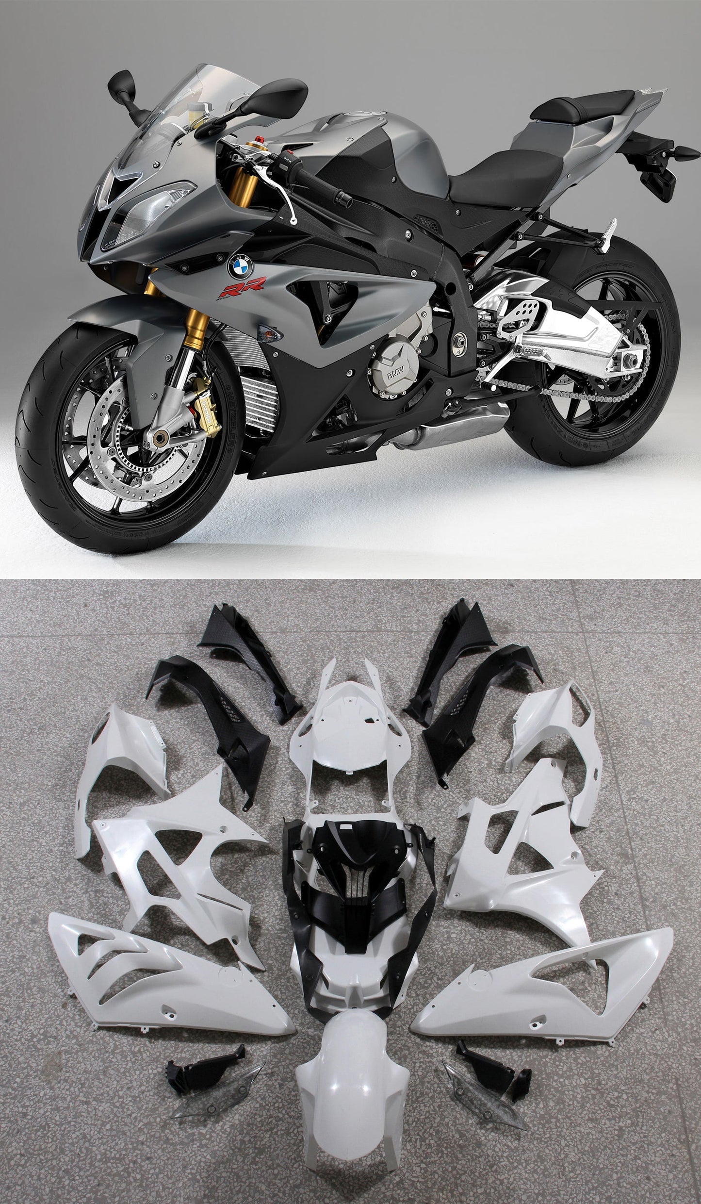 Generic Fit For BMW S1000RR 2009-2014 Bodywork Fairing ABS Injection Molding 13 Style