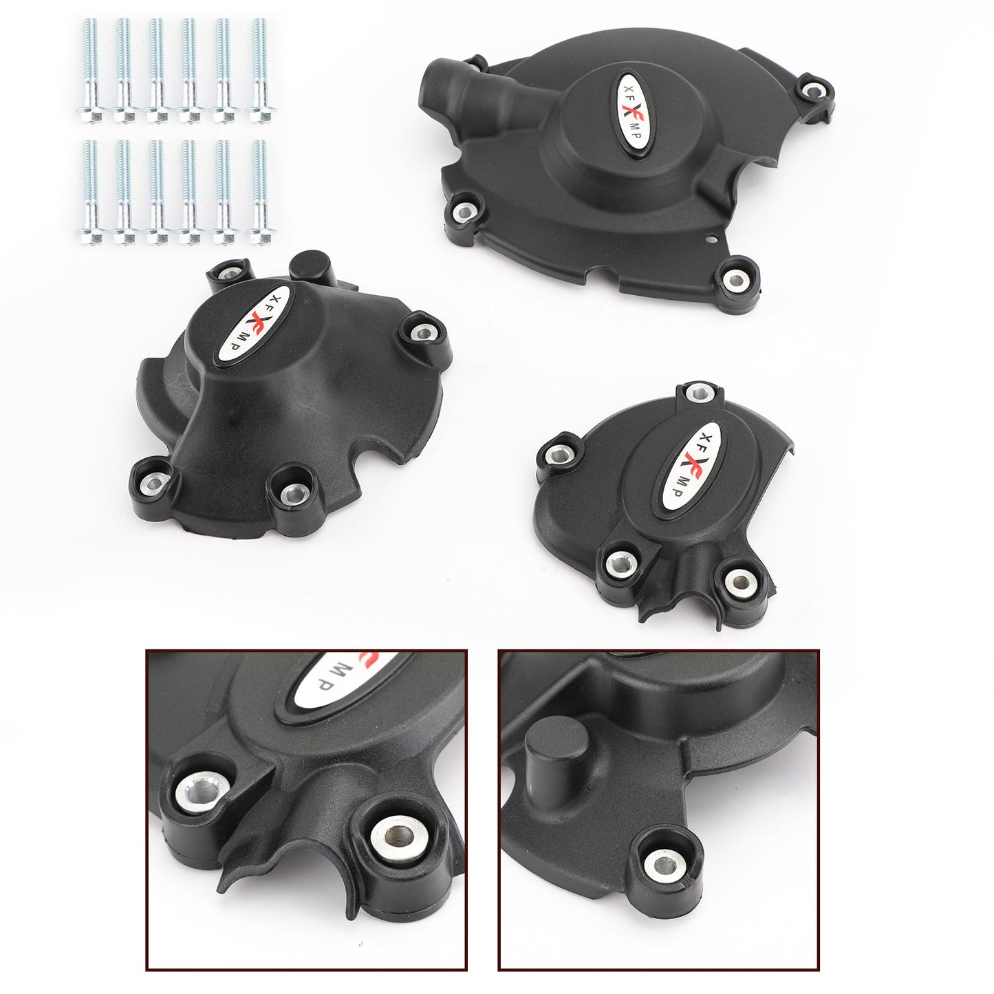 Protezione del coperchio della frizione del cursore dello statore del motore da corsa per Yamaha YZF-R1 2015 2016 MT10 generico