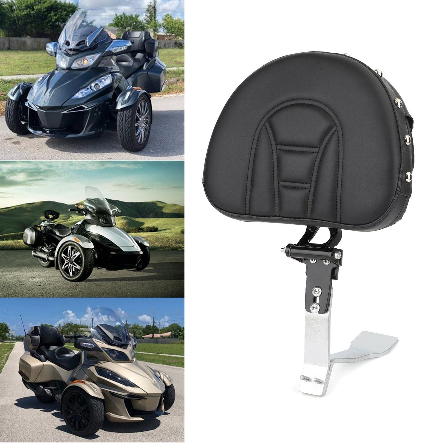 Schienale conducente ATV adatto per Can Am Spyder RT SE6 SM6 SE5 SM5 Roadster Generico