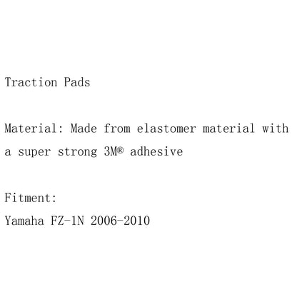 Tank Traction Pads Protezioni Ginocchiere Gas Laterali per Yamaha FZ-1N FZ1000 06-2015 Generico